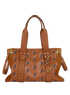 Medium Embroidered Tao Zipped Tote, front view